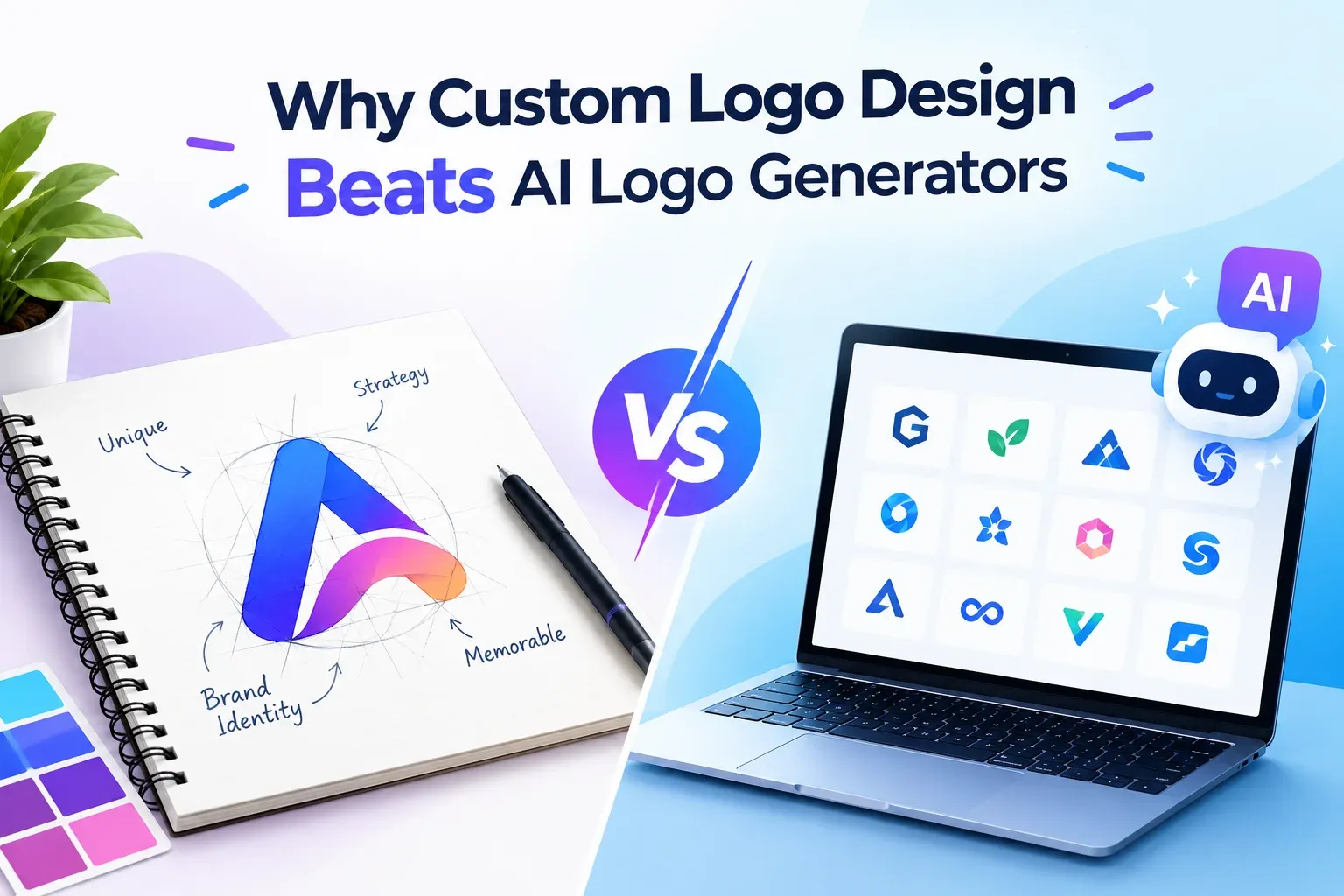 Why Custom Logo Design Beats AI Logo Generators